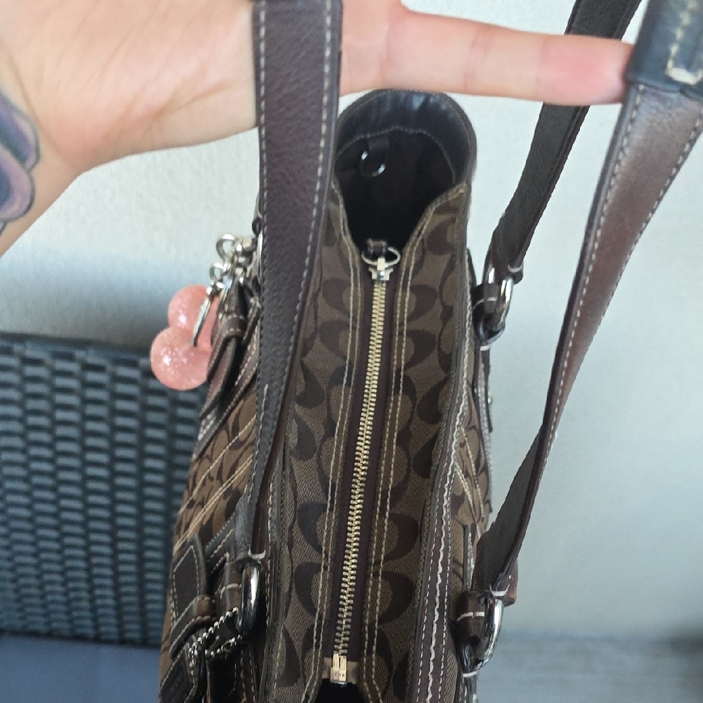 Coach Rare Vintage Braided Buckle Bag - Picture 9 of 14